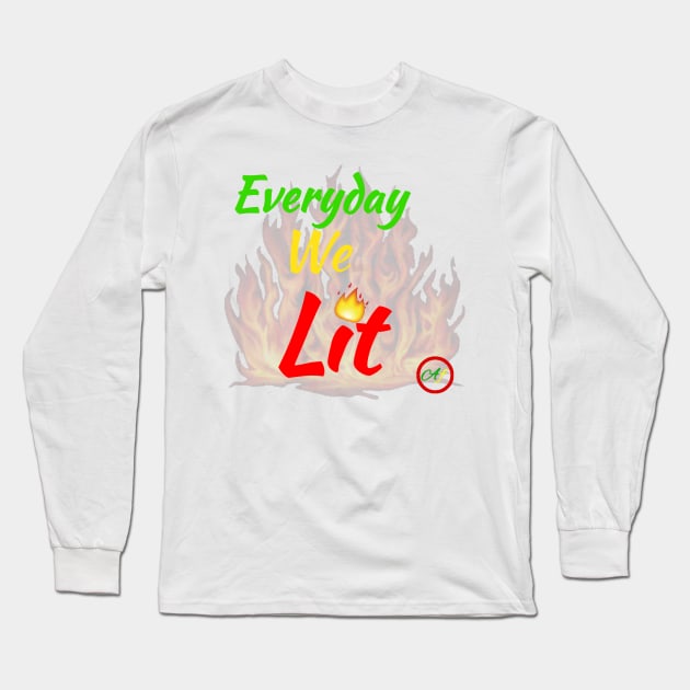 Lit Long Sleeve T-Shirt by Abelfashion